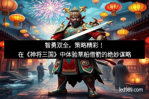 智勇双全，策略精彩！在《神将三国》中体验草船借箭的绝妙谋略